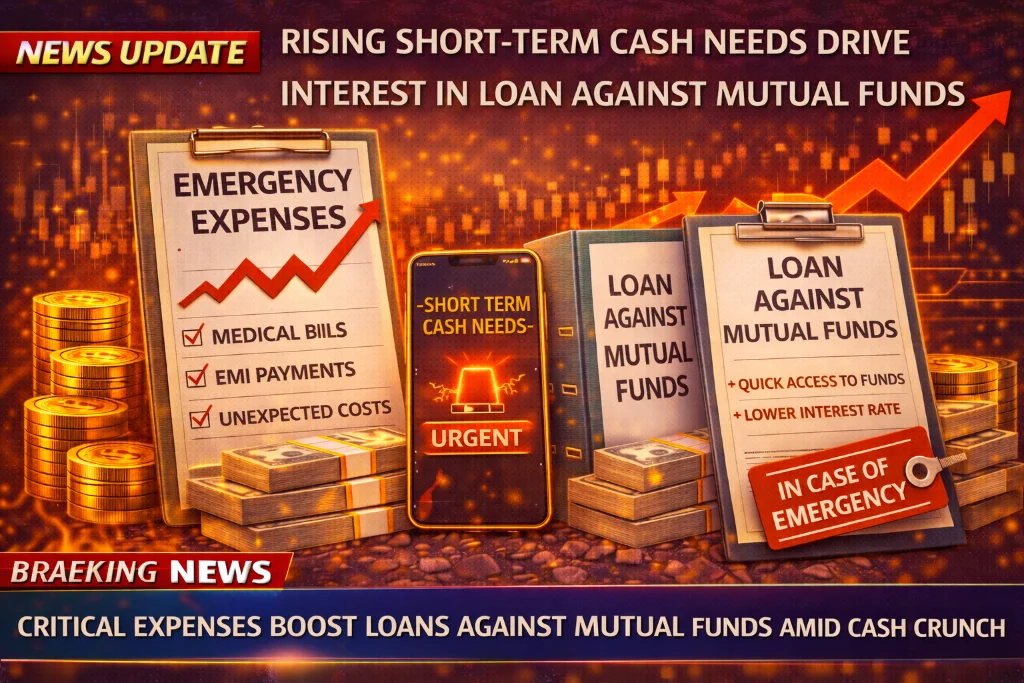Rising Short-Term Cash Needs Drive Interest in Loan Against Mutual Funds