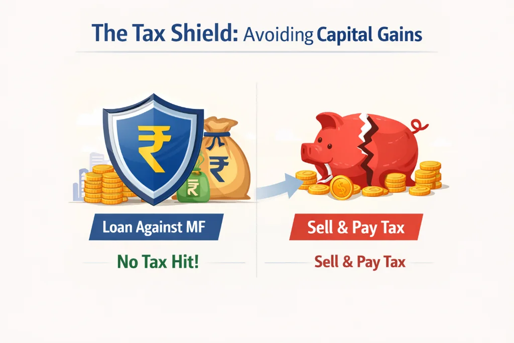 The Tax Shield: Borrowing Against Mutual Funds Helps Avoid Capital Gains