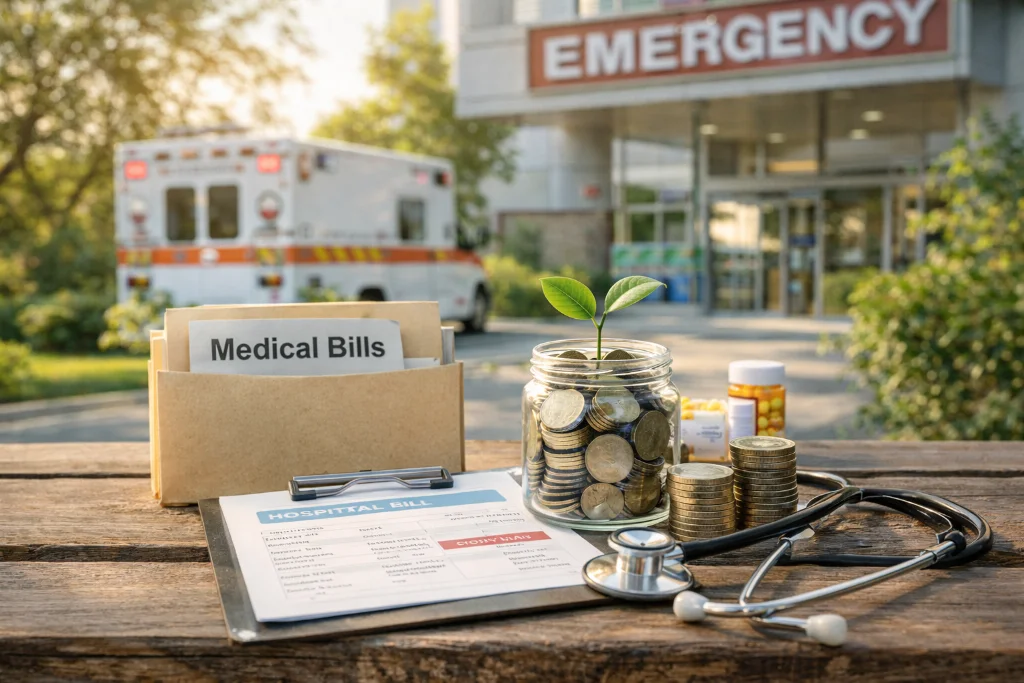 Using LAMF for emergency medical expense funding