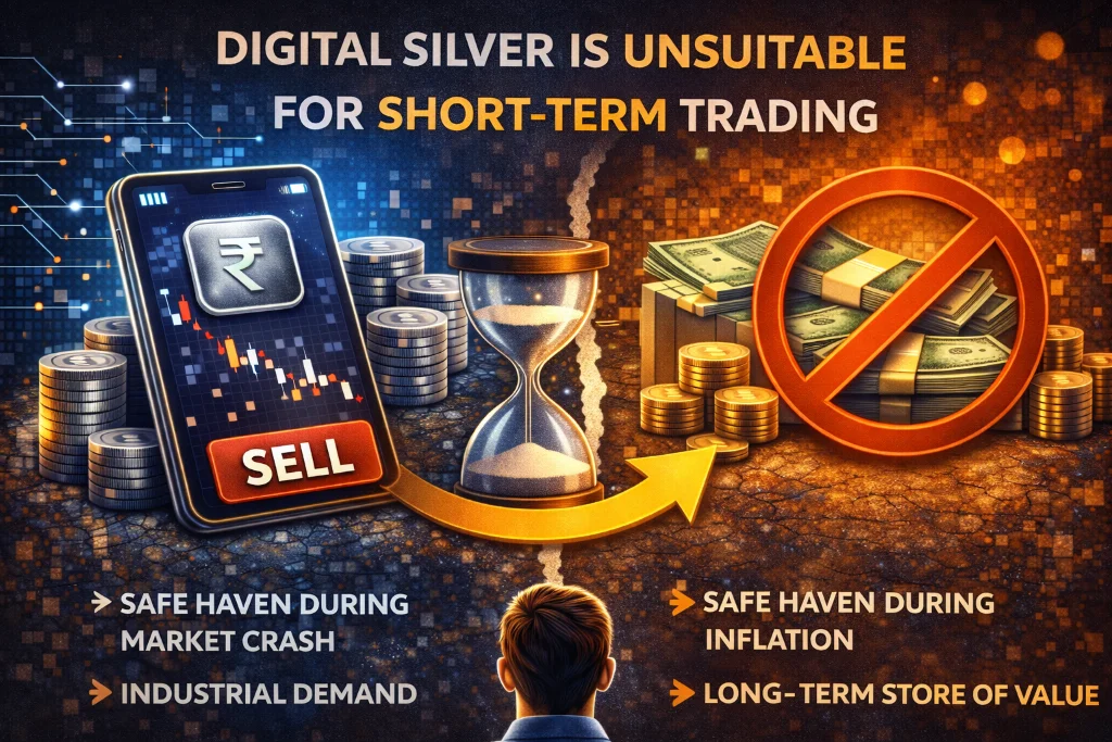 Digital Silver Is Unsuitable for Short-Term Trading
