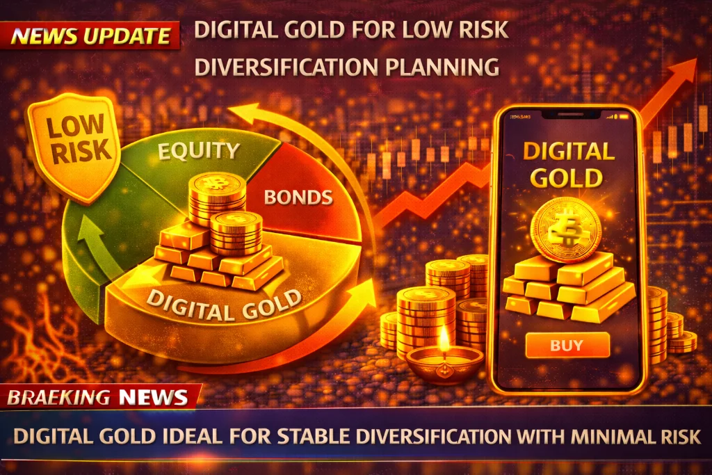 Digital gold for low risk diversification planning