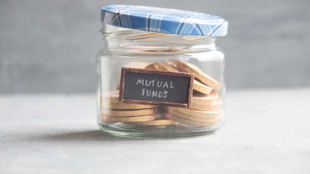 Investor reviewing mutual fund portfolio while using secure lending against securities facility.