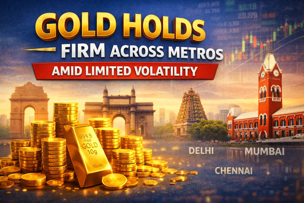 10-Gram Gold Falls ₹320 as Prices Consolidate