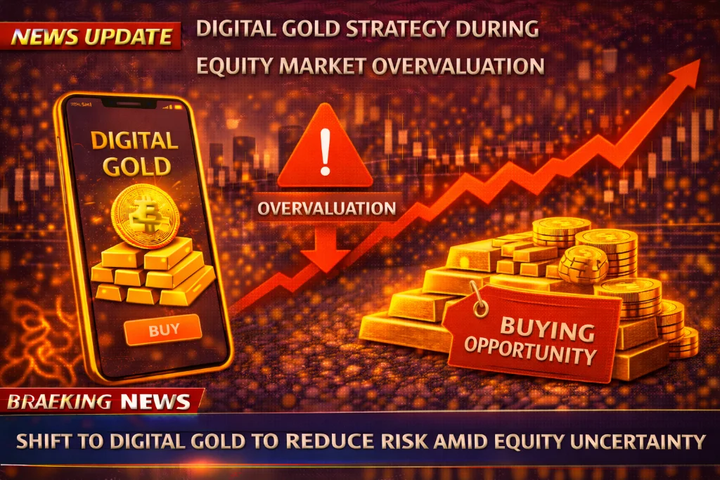 Digital gold strategy during equity market overvaluation