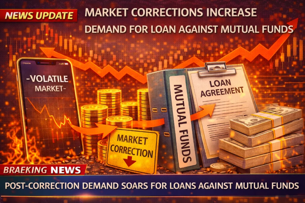 Market Corrections Increase Demand for Loan Against Mutual Funds