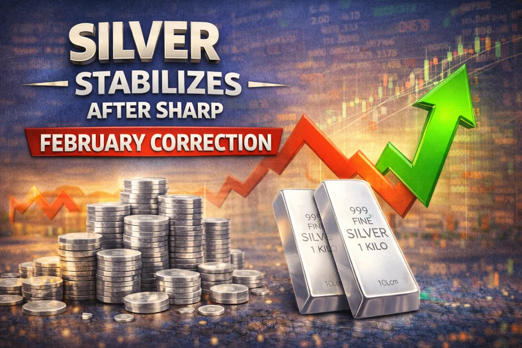 Silver Stabilizes After Sharp February Correction