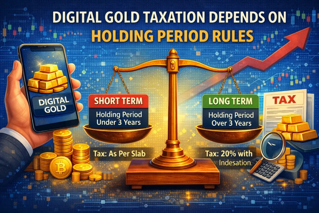 Digital Gold Taxation Depends on Holding Period Rules