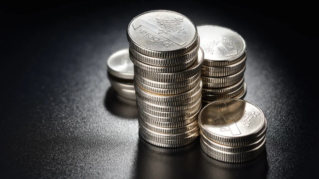 Digital silver investment concept showing silver bars and coins representing modern SIP investing.