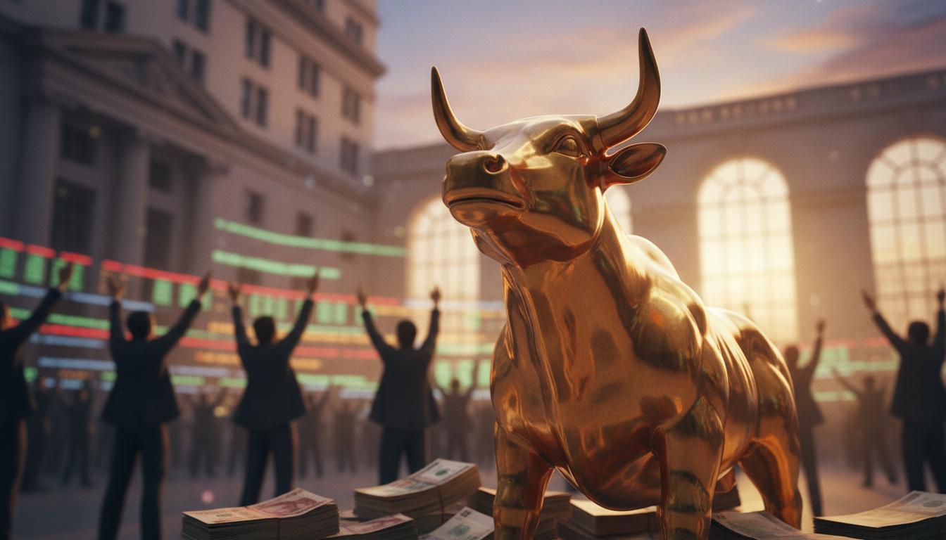 US markets hit record highs despite shutdown