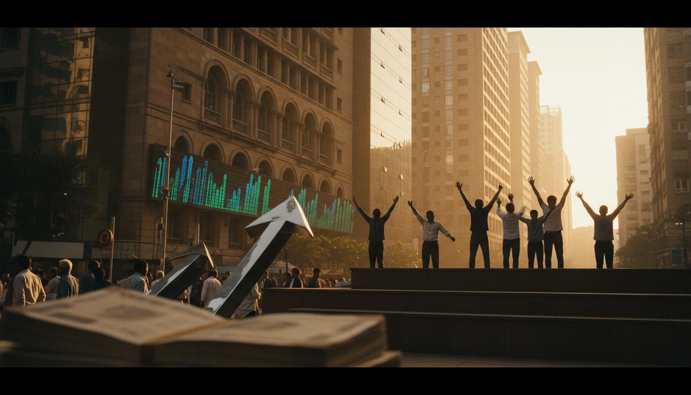 Sensex closes above 81,900, Nifty hovers near 25,110