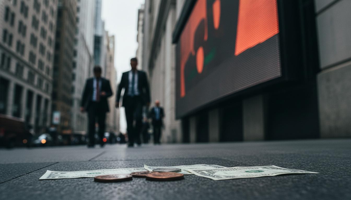 US markets edge lower amid political deadlock and earnings concerns