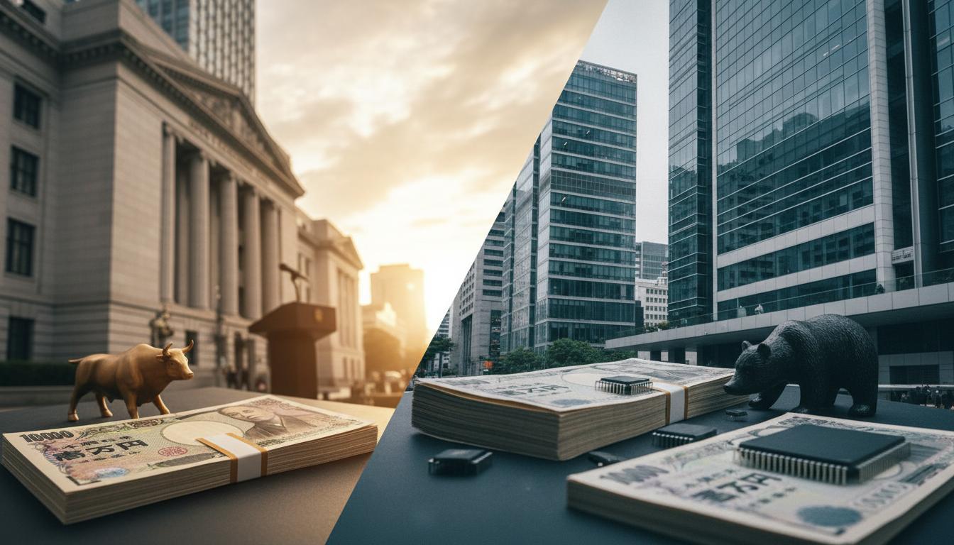 Asian Markets Show Divergence at Midday: Nikkei Up, Straits Times Dips