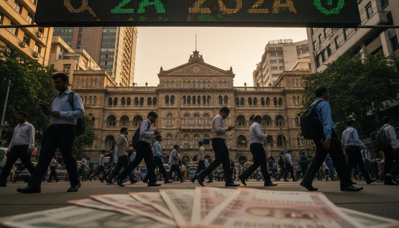 Sensex, Nifty Edge Higher in Volatile Session