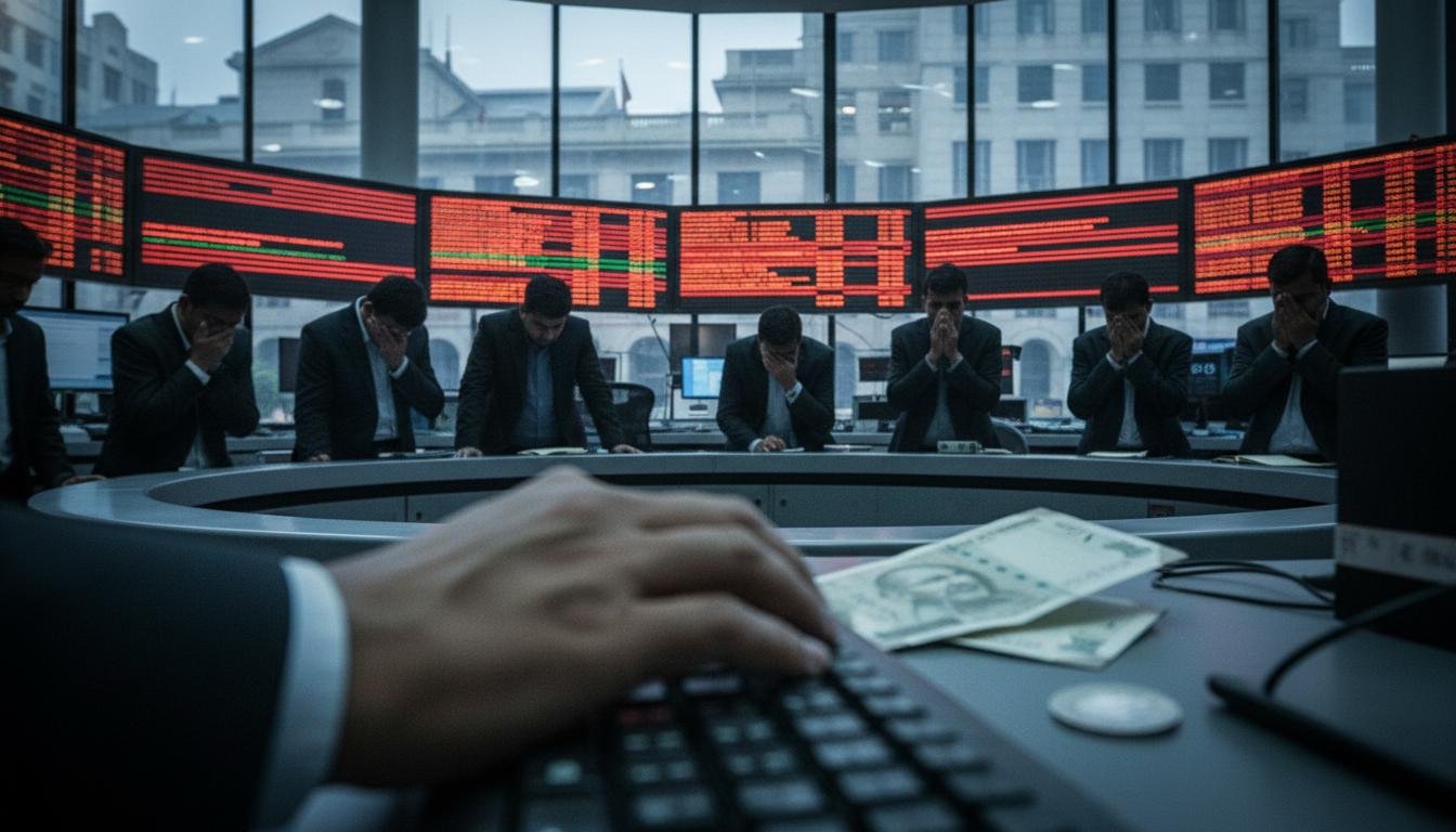 Sensex opens >280 pts lower amid global headwinds