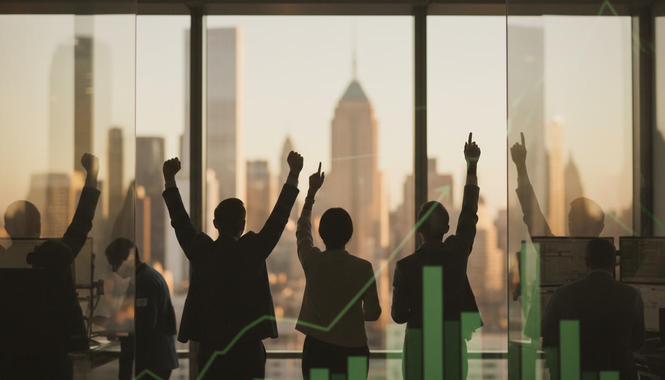 Wall Street ends sharply higher as Trump softens China stance