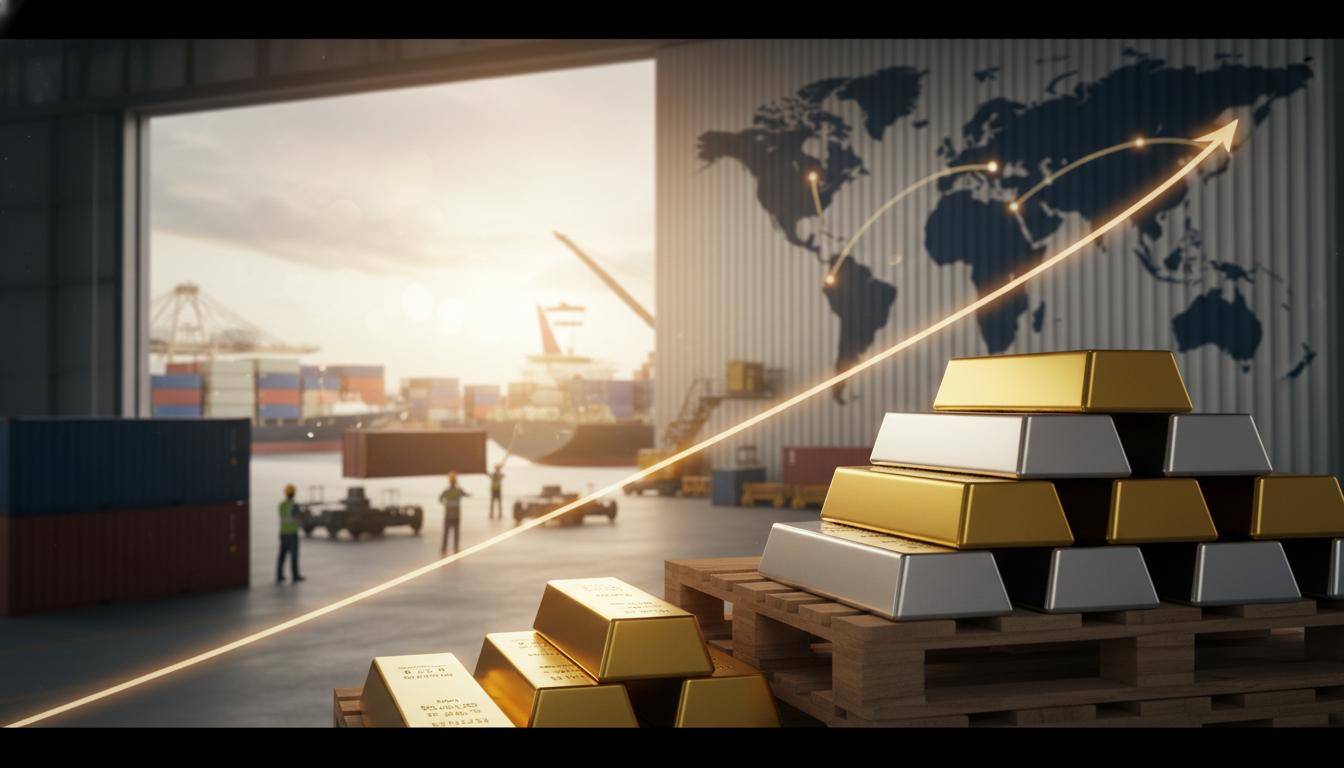 Gold, silver hit record highs on U.S. rate cut hopes