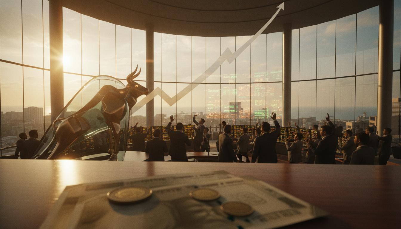 Nifty hits one-year high as Reliance rallies, offsets IT weakness