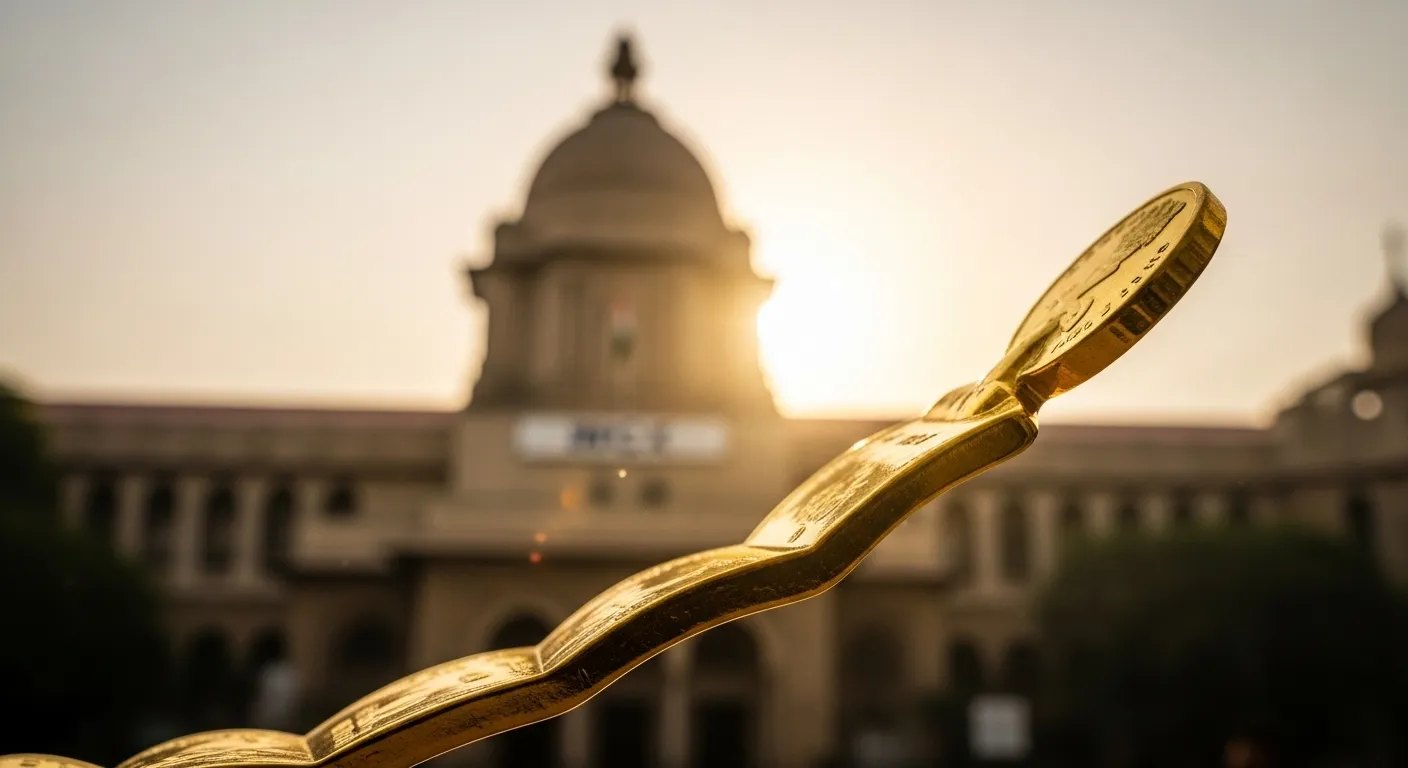 India gold futures hit record ₹1.32 lakh per 10g as global credit worries persist