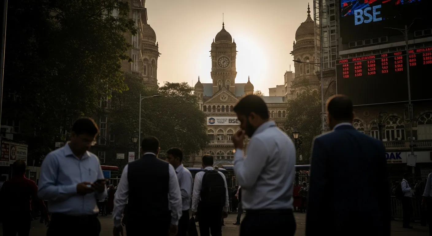 Mid-afternoon sell-off drags Nifty below 25,800; defensive sectors under pressure