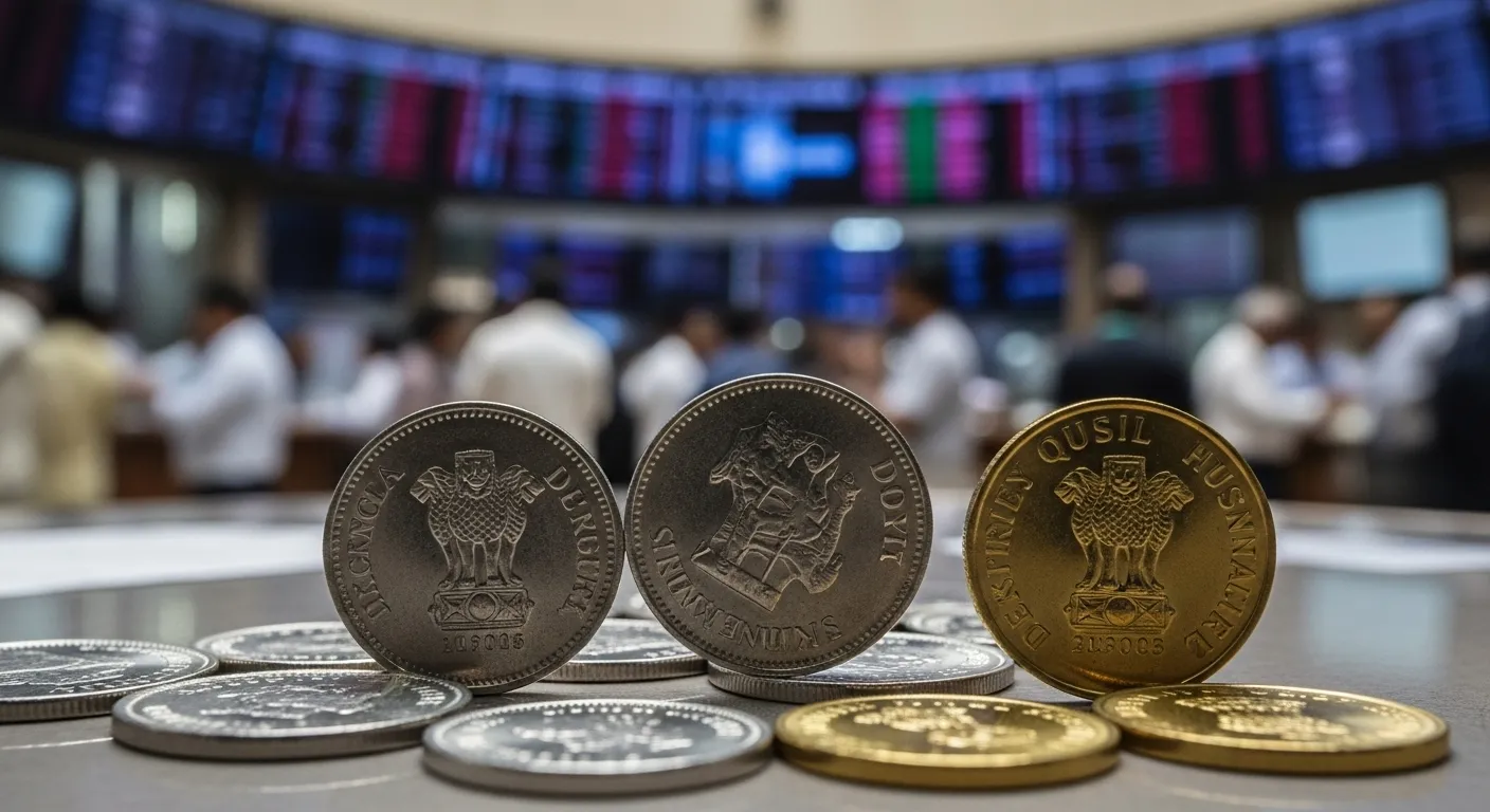 Gold Prices Ease Slightly While Silver Gains in Indian Bullion Market