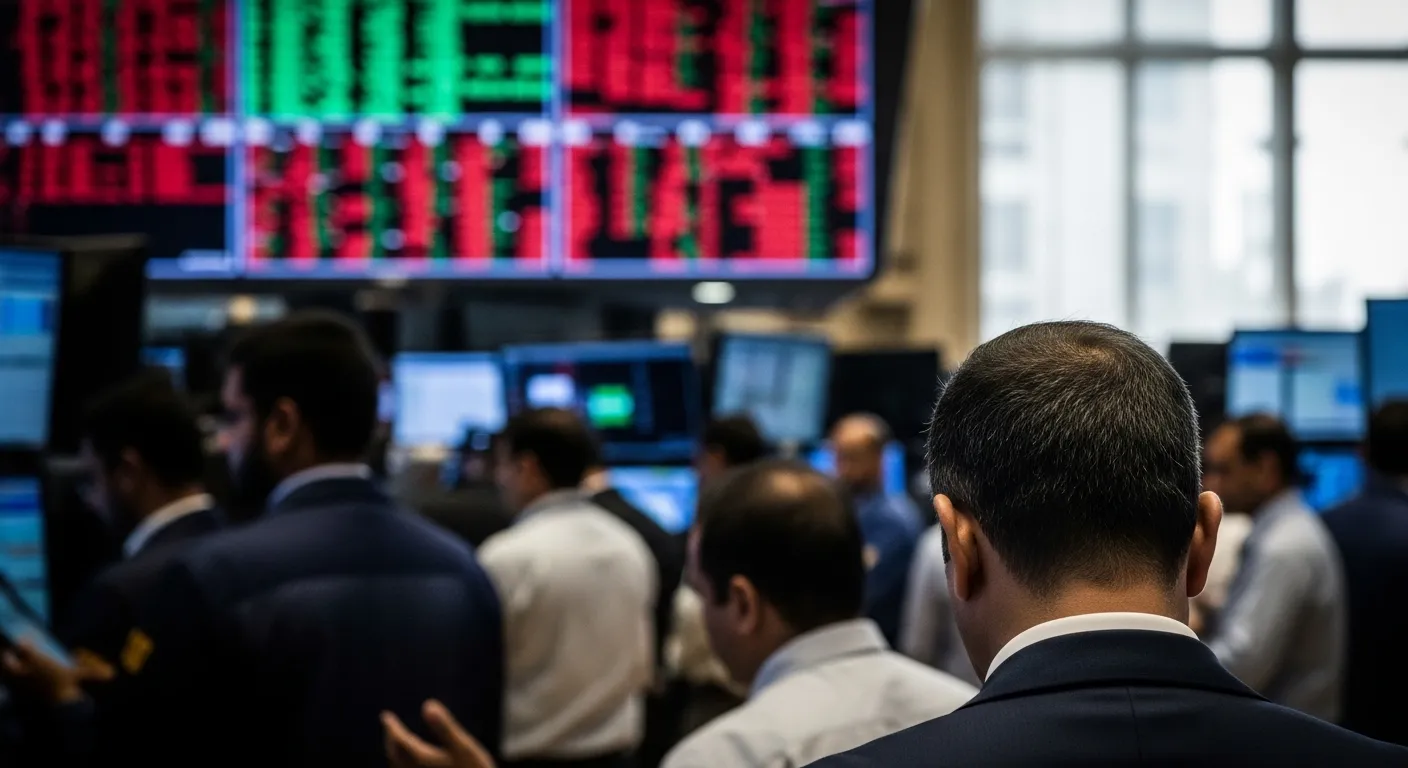 Volatility drags benchmarks lower ahead of earnings cues